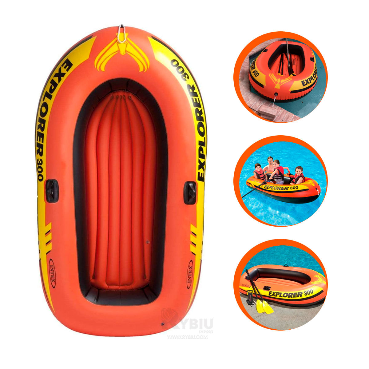 Bote compacto Naranja Modelo Explorer 300