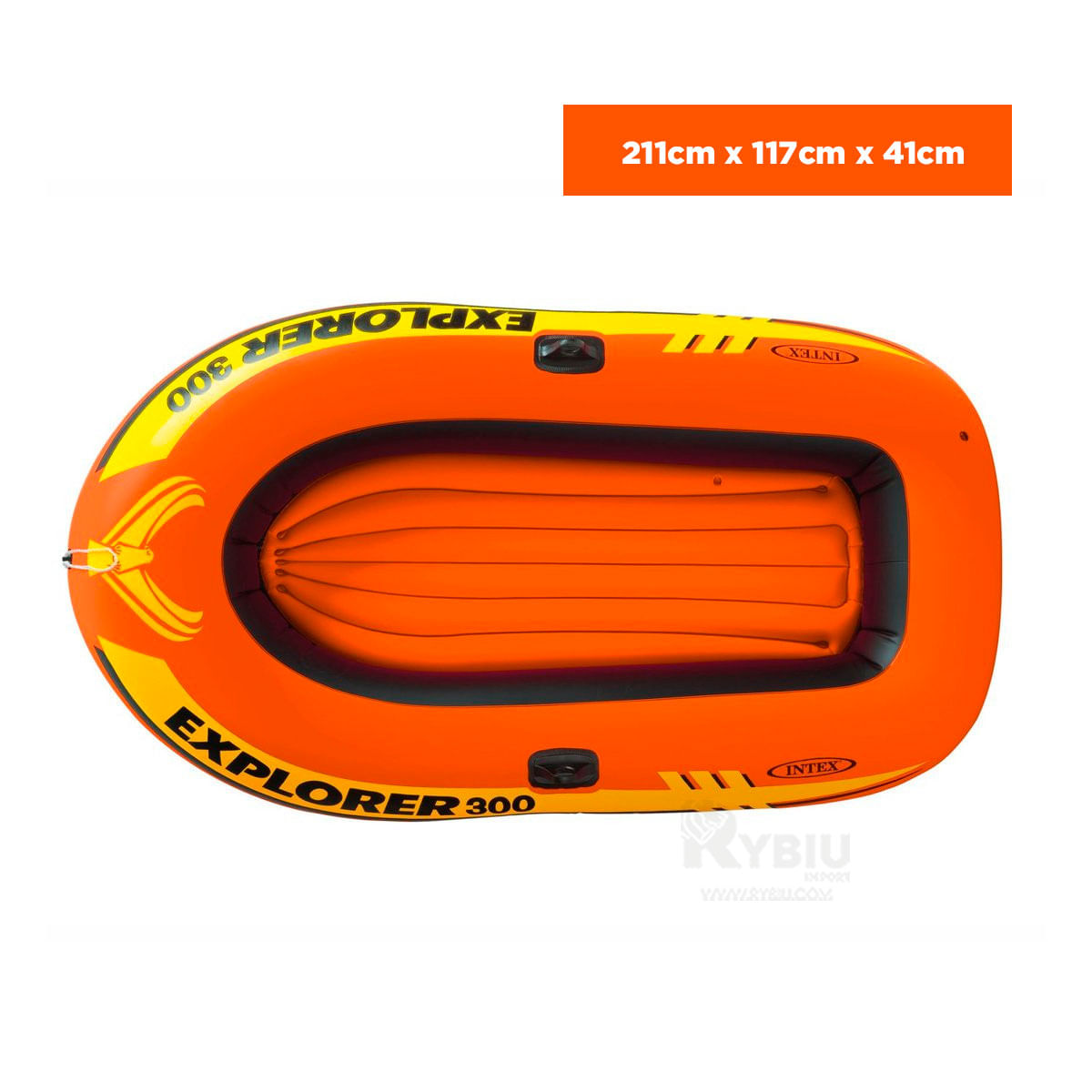 Bote Intex Color Naranja Explorer 300