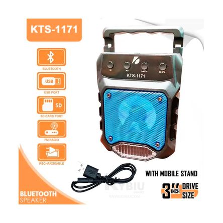 Bocina de Color Negro con Radio FM y Bluetooth Bocina de Color Negro con Radio FM y Bluetooth