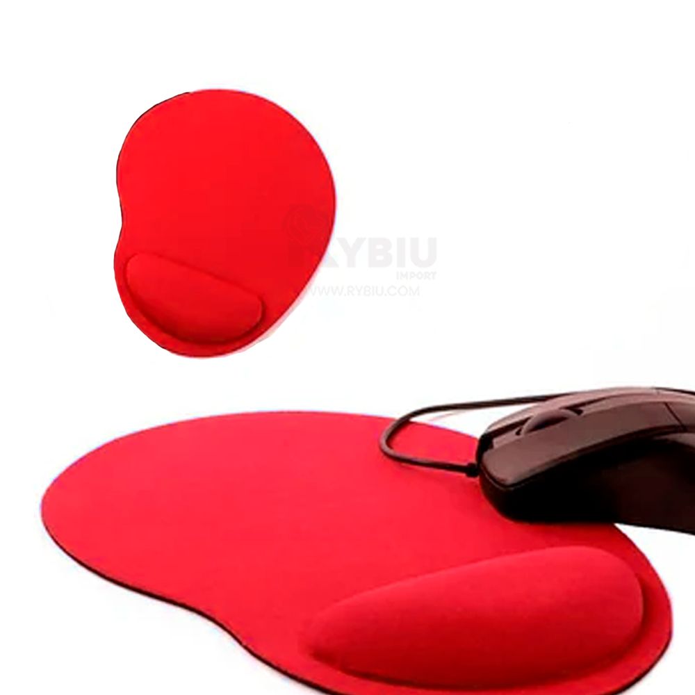 Mouse Pad Gel con Almohadilla Color Rojo - Promart