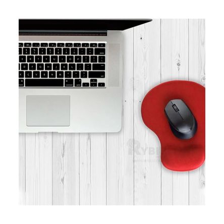 Alfombrilla Tipo Pad para Escritorio Color Rojo