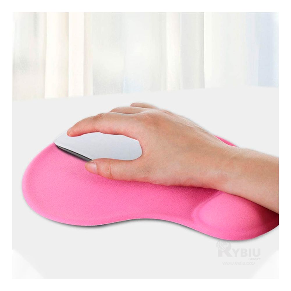 Mouse Pad con Soporte de Gel Color Rosado Mouse Pad con Soporte de Gel Color Rosado