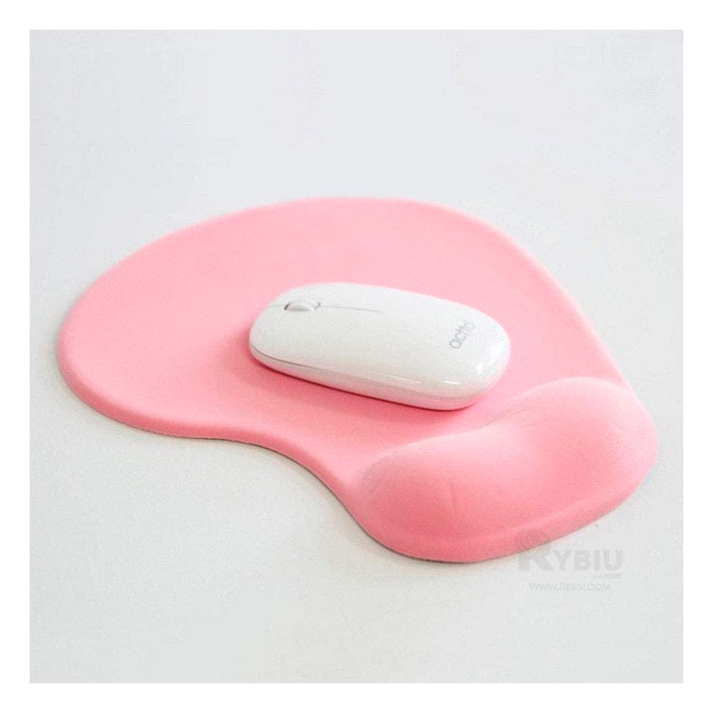 Mouse Pad Ergonomico Color Rosado para Escritorio Mouse Pad Ergonomico Color Rosado para Escritorio