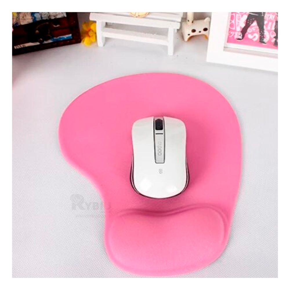 Mouse Pad Ergonomico Color Rosado para Escritorio - Promart