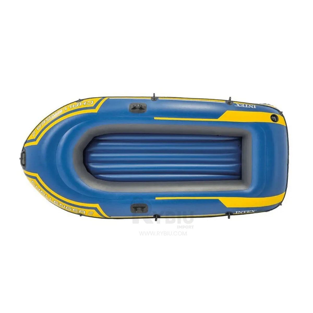 Bote Inflable mas Remos Color Azu
