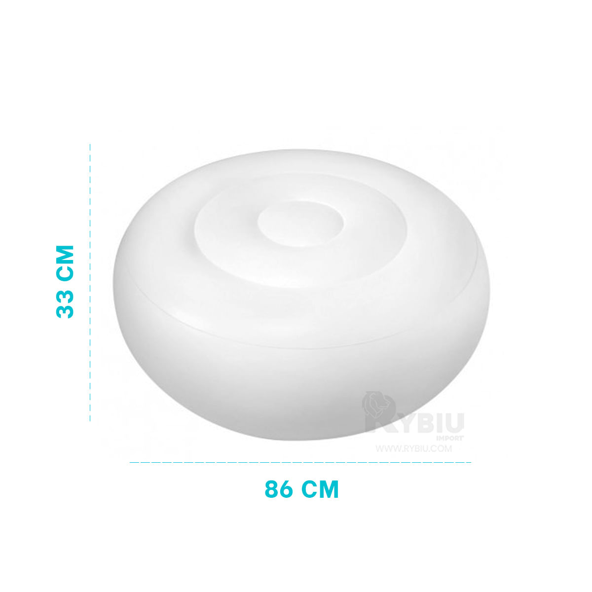 Sofa Blanco con Luz Led Incorporada para Verano