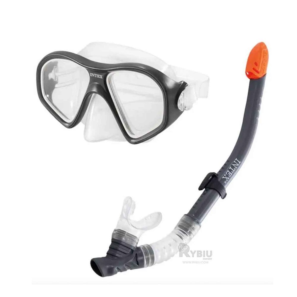 Conjunto tubo de buceo y aletas - Promart