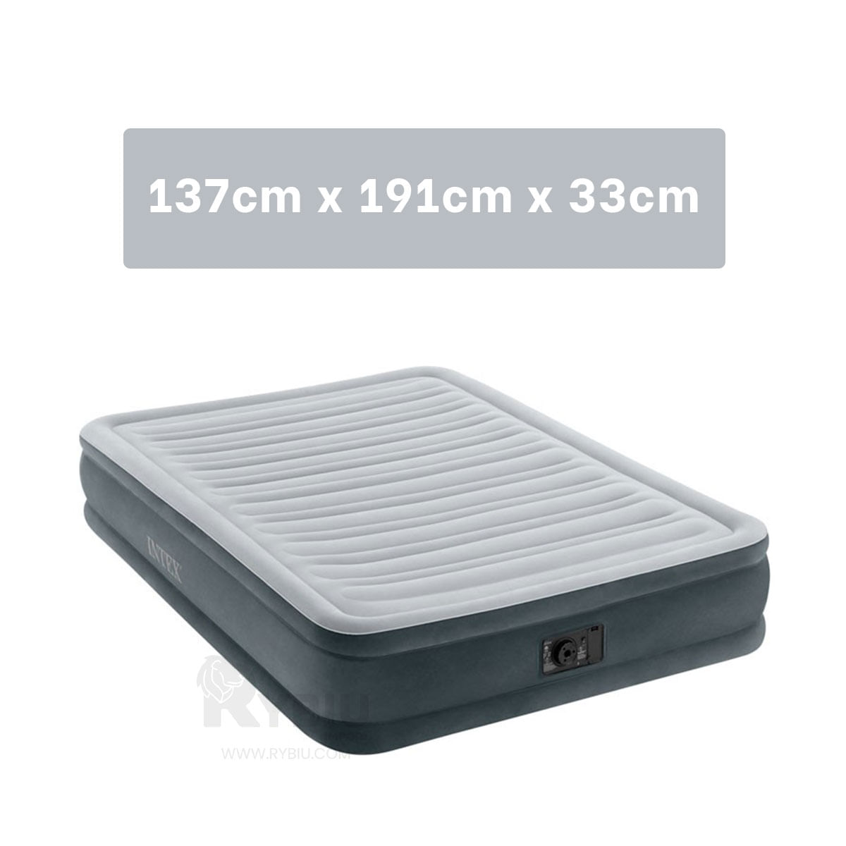 Colchon Intex Inflable con Tecnologia de Fibra