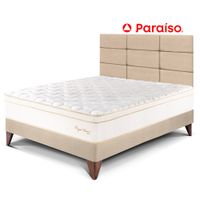 Dormitorio Europeo Royal Prince 1.5 Plazas Cabecera Blocks Champagne