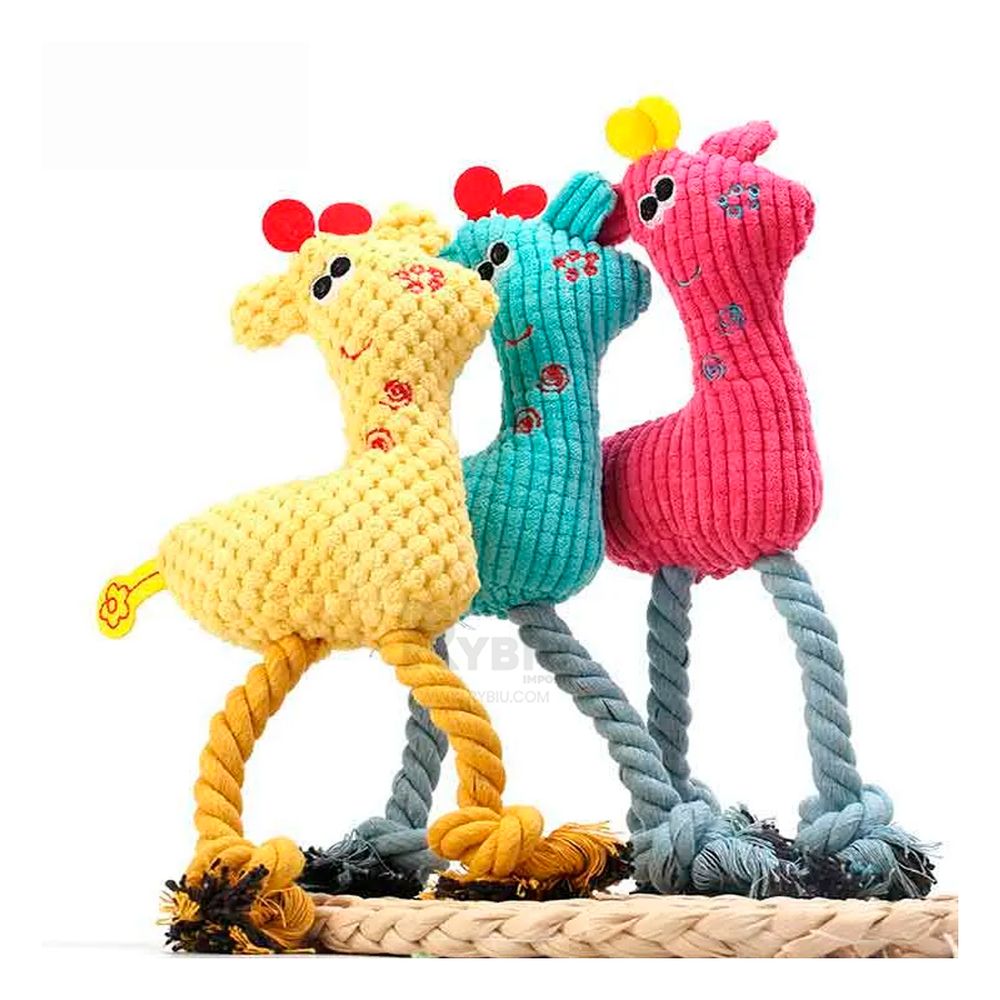 Suave Juguete de Jirafa de Felpa Multicolor Suave Juguete de Jirafa de Felpa Multicolor
