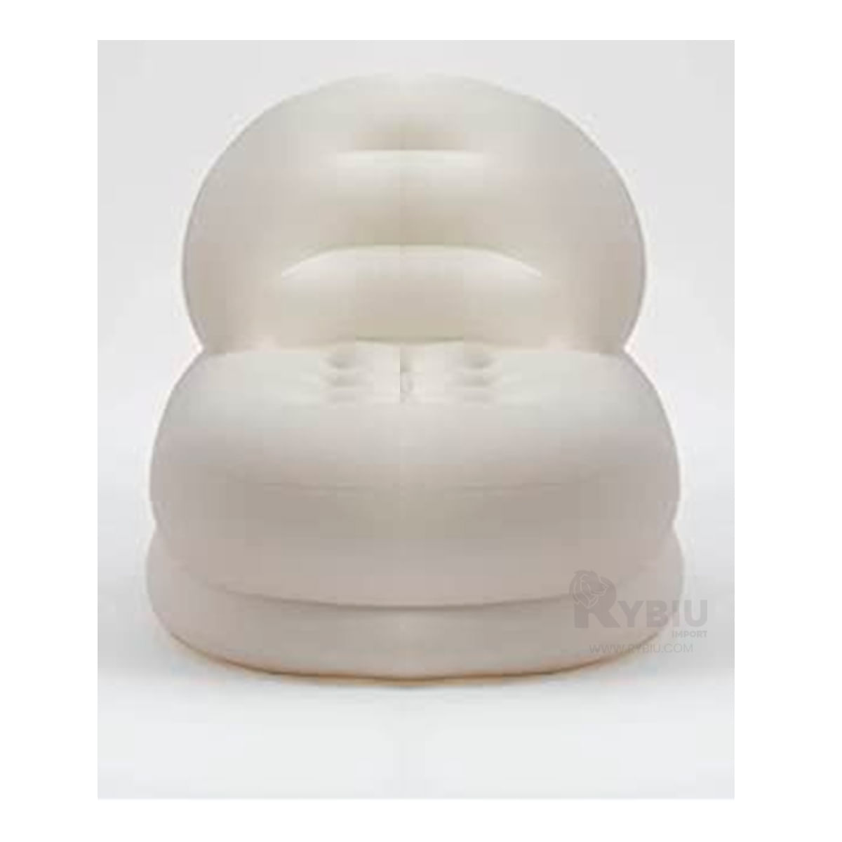 Sofa Moderno Tipo Asiento de Color Blanco