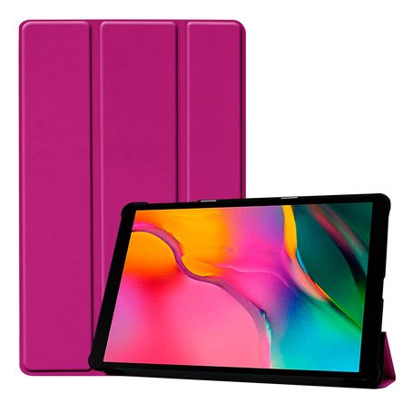 Funda para Lenovo Smart Tab M8 Flipcover Imantado Morado Resistente a Caidas y Golpes