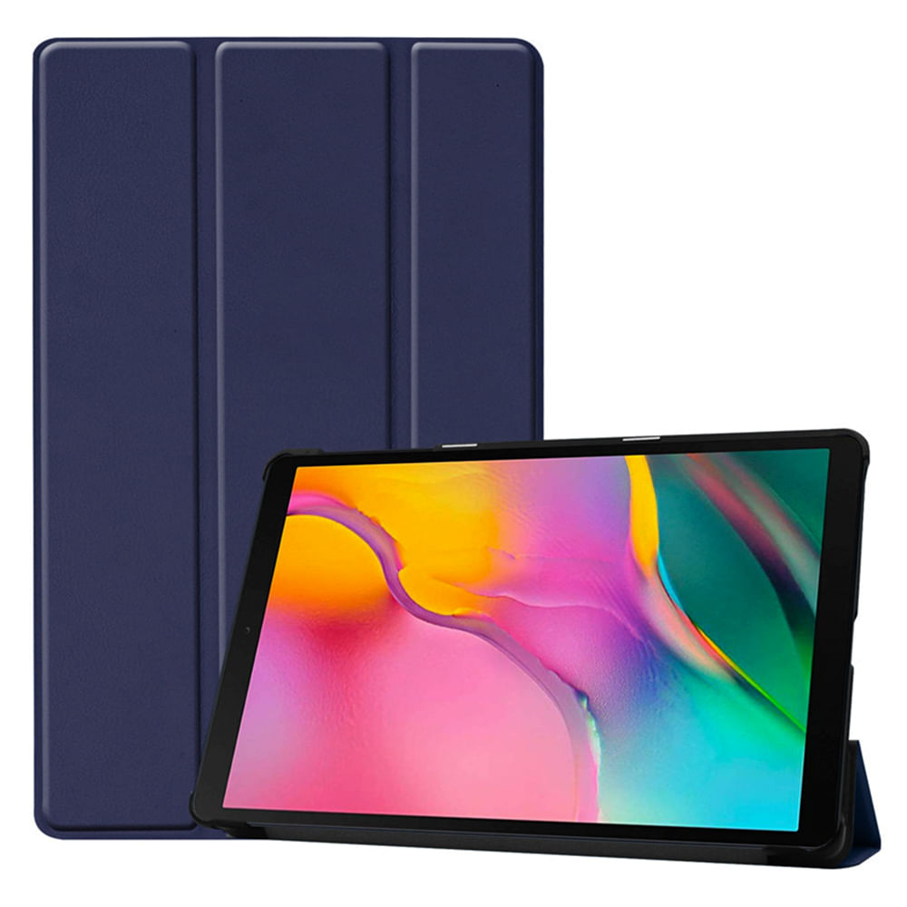Funda para Galaxy Tab A 2019 - 8"" Imantado Azul Resistente a Caidas y Golpes