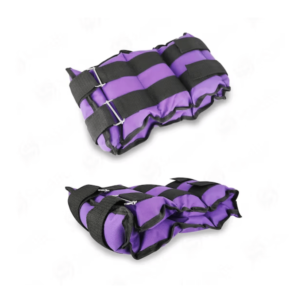 Pesas Tobilleras de 2 Kg x 2 Unidades - Morado