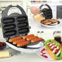 Maquina Eléctrica para Hacer Yoguis y Chorizo a la Parrilla Salchicha