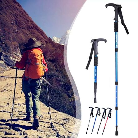 Stick Trekking Senderismo Plegable  Nordic Walking Stick Trekking-Bastones  de trekking-Aliexpress