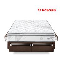 Cama Pocket Advance 2 Plz Con cajones - Chocolate
