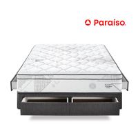 Cama Pocket Advance 2 Plz Con cajones - Charcoal