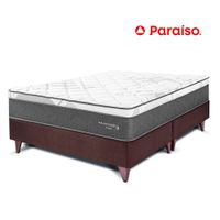 Cama Europea Paraíso Pocket Star King Chocolate