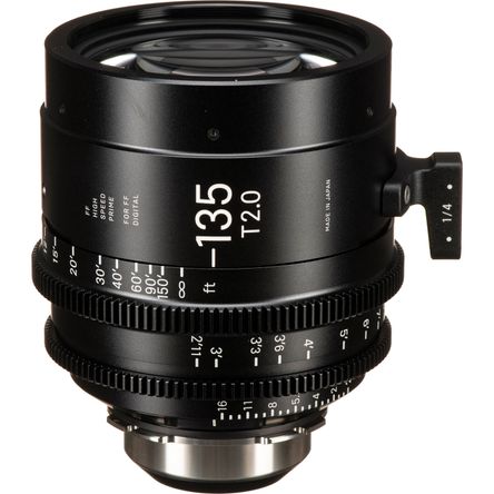 Sigma 135 mm T2 FF Art a alta velocidad Prime 2 lente con tecnología /I (montaje PL, pies)