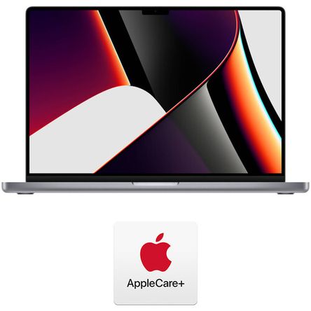 Apple MacBook Pro de 16,2" y kit de plan de protección AppleCare+ (M1 Max, gris espacial)