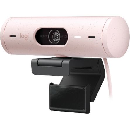 Cámara web Logitech Brio 500 1080p Full HD (rosa)