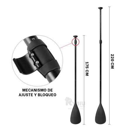 Remo de Paddle Surf Montable de Aluminio Remo de Paddle Surf Montable de Aluminio