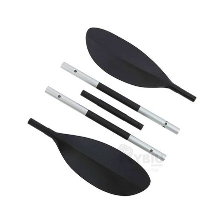 Agradables Remos Desmontables de Kayak Negro Agradables Remos Desmontables de Kayak Negro