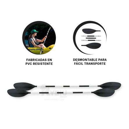 Comodos Remos de Kayak de Material Resistente