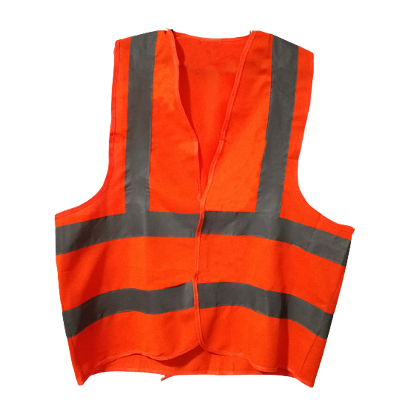 Chaleco Reflectivo LumiVelo para Ciclistas en Naranja