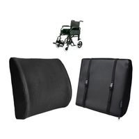 Cojín Lumbar para Silla de Ruedas  Memory Foam Doble Sujetador  Teraflex  36x34x12cm