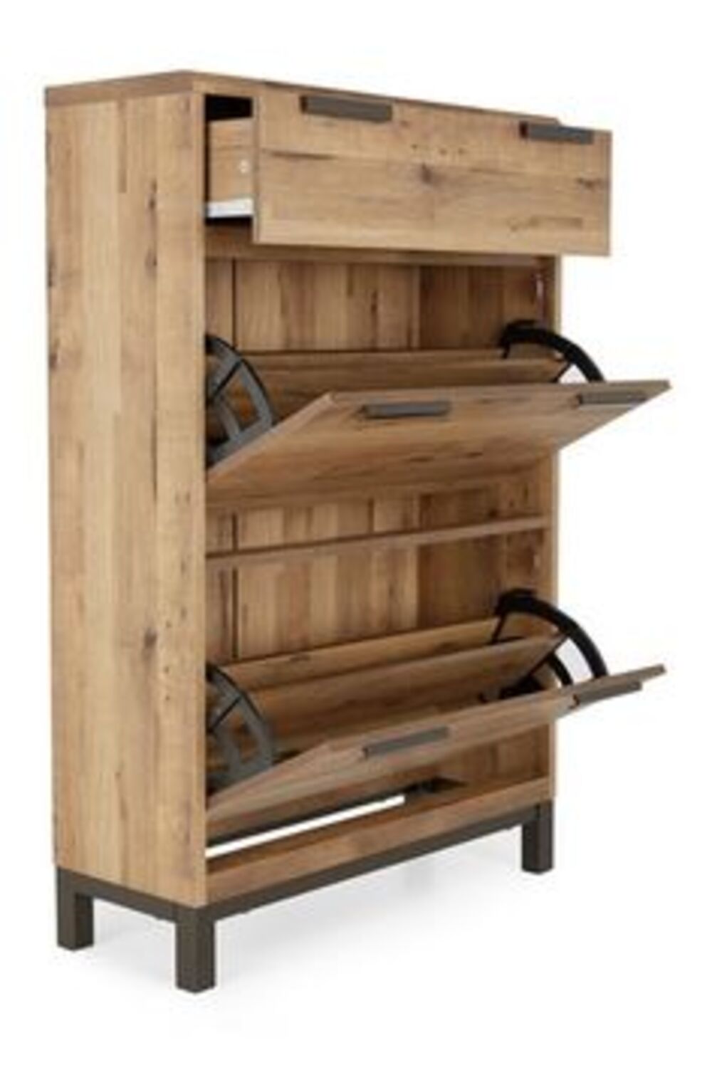 Zapatera R&R MUEBLES Moderna Bianca Marrón