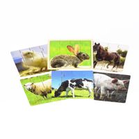 Juguete Didáctico Rompecabezas de Animales de la Granja Infantil