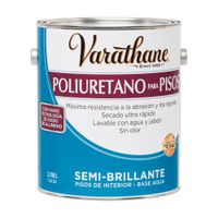 Barniz Poliuretano Varathane SemiBrillante 1 galón Transparente