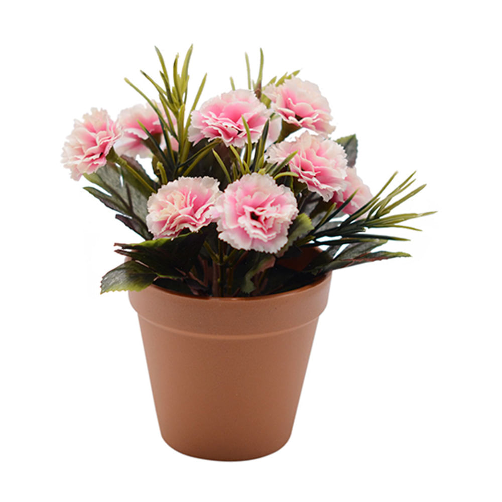 Clavel Rosa en maceta 17cm Orange - Promart