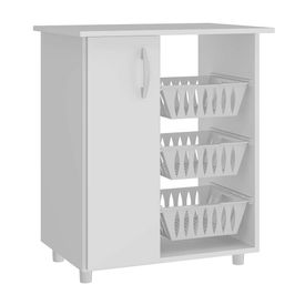 Mueble de Cocina Modular Orange para Microondas con Cajonera 140cm  Blanco/Rojo - Promart