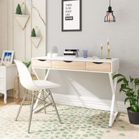 Escritorio Nórdico Rondon 110cm Blanco