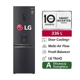 Lavadora LG Carga Superior 16Kg WT16BSB Negro Claro - Promart