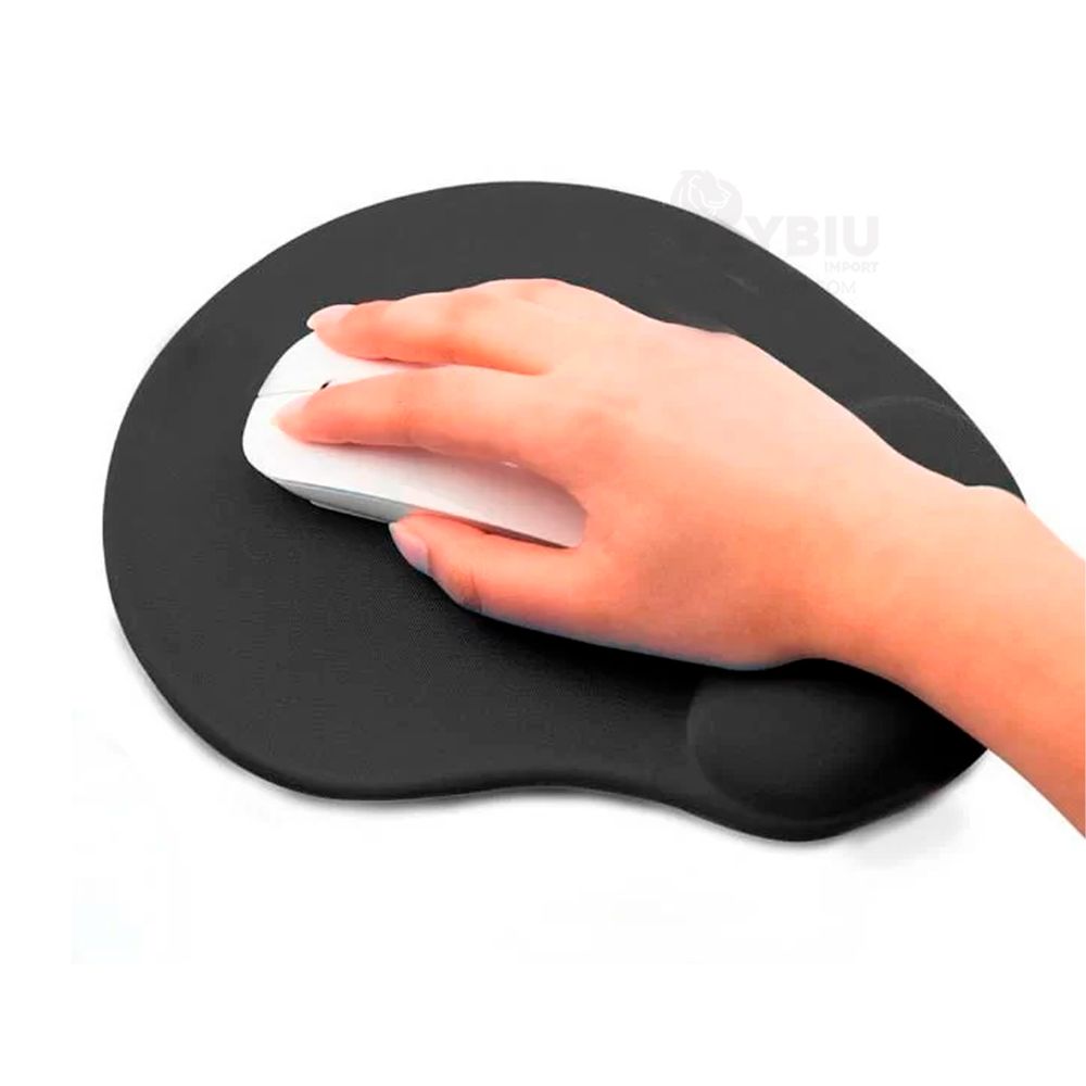 Mouse Pad Gel con Almohadilla Color Negro Mouse Pad Gel con Almohadilla Color Negro
