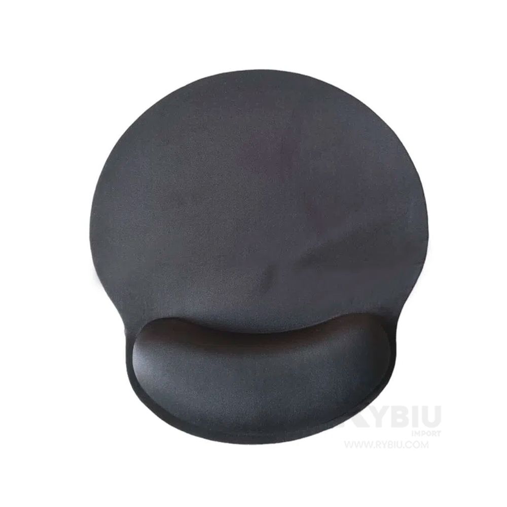 Mouse Pad con Soporte de Gel Color Negro Mouse Pad con Soporte de Gel Color Negro