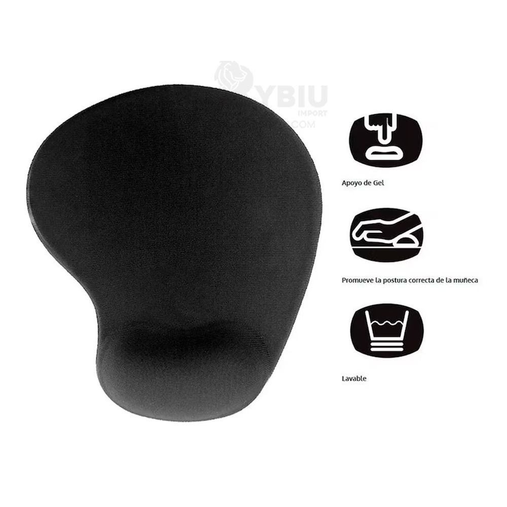 Alfombrilla Color Negro de Escritorio para Mouse Alfombrilla Color Negro de Escritorio para Mouse
