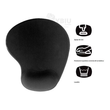 Alfombrilla Color Negro de Escritorio para Mouse Alfombrilla Color Negro de Escritorio para Mouse