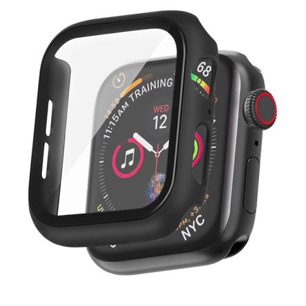 Case 360 Glass Compatible con Apple Watch 42mm Negro