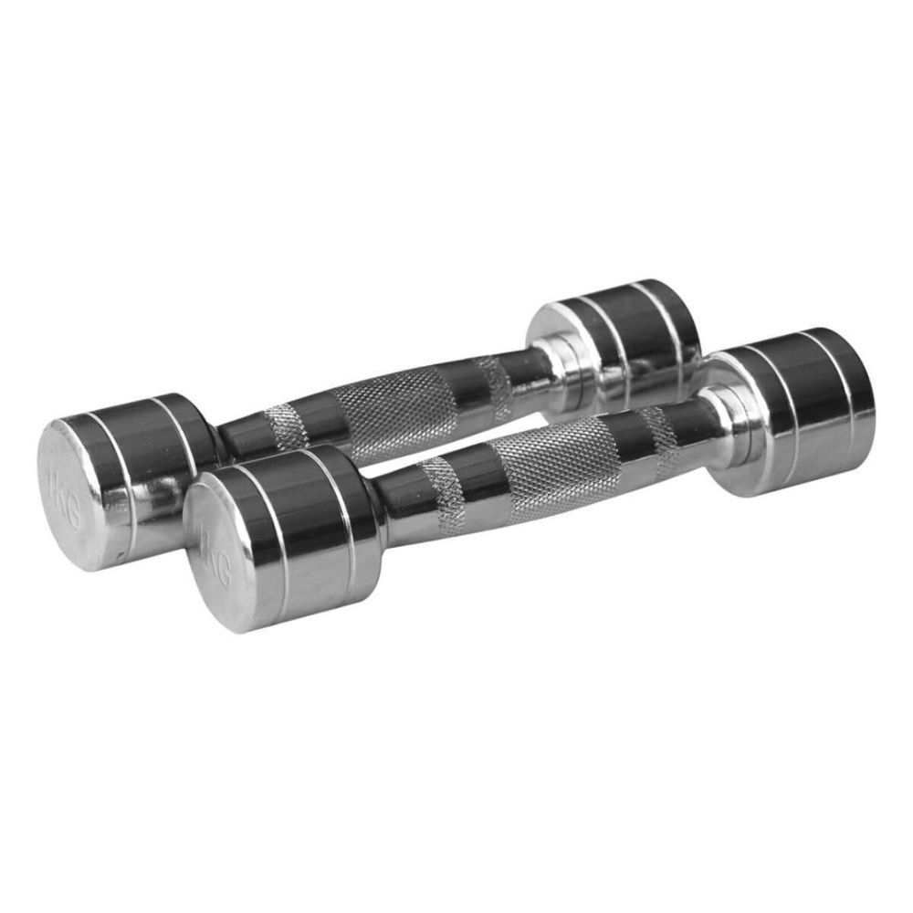 Mancuernas Cromadas 1 kg (Par) Mancuernas Cromadas 1 kg (Par)