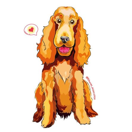 Cojín Dog Lover Khurmi Cocker Camote Cojín Dog Lover Khurmi Cocker Camote