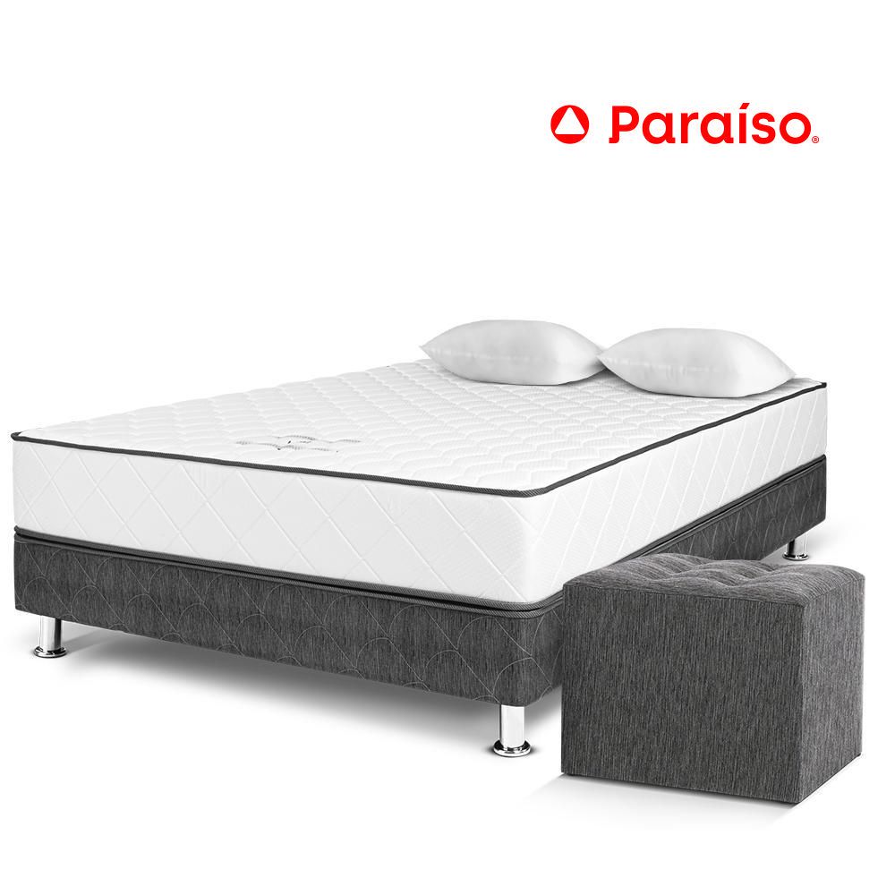 Cama Vital 2 Plazas + Puff