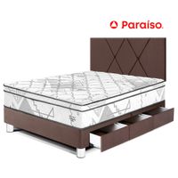 Dormitorio Pocket Advance Con Cajones 1.5 Plaza  Cabecera Loft