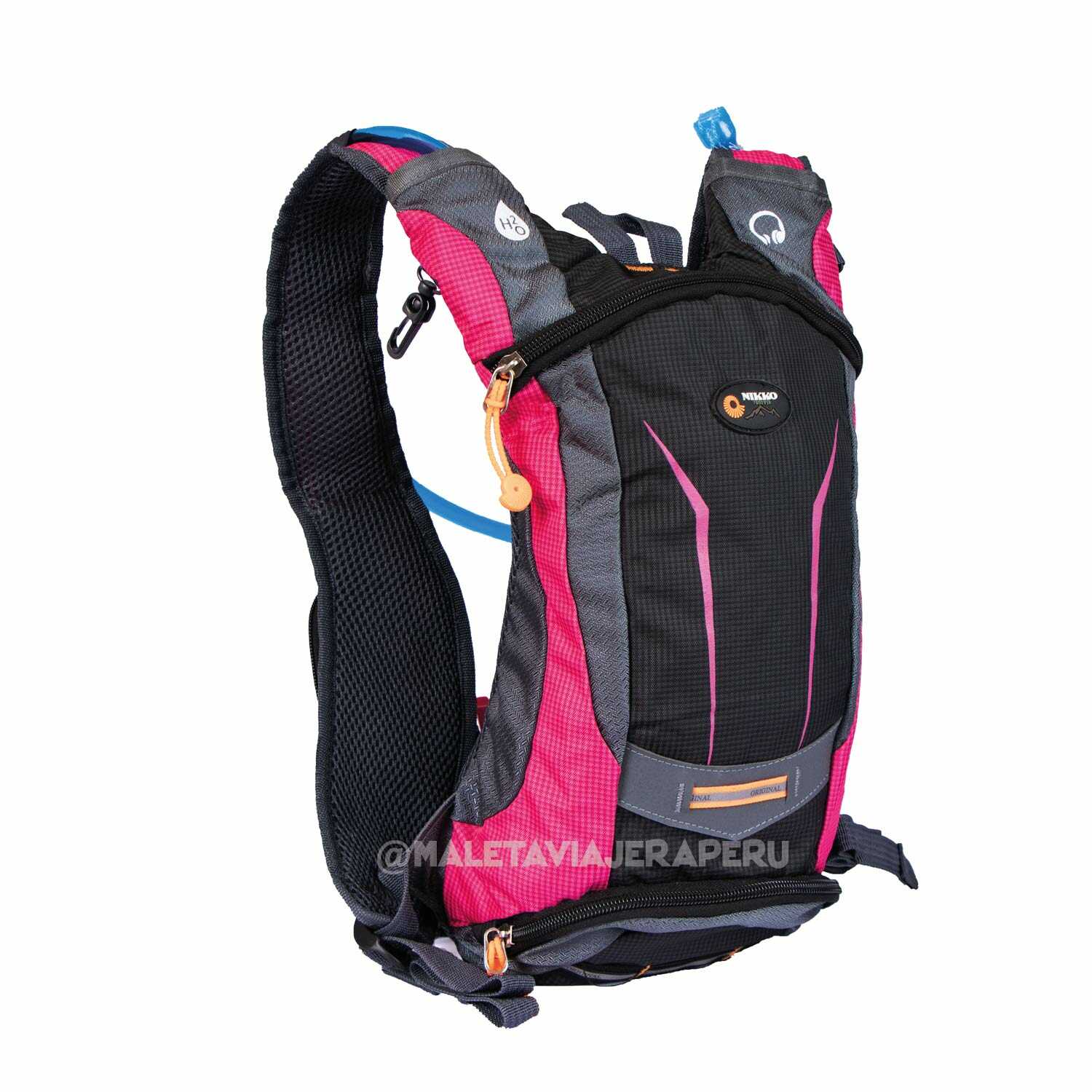 Mochila de Hidratación Ciclismo Trekking Bolsa agua Lila