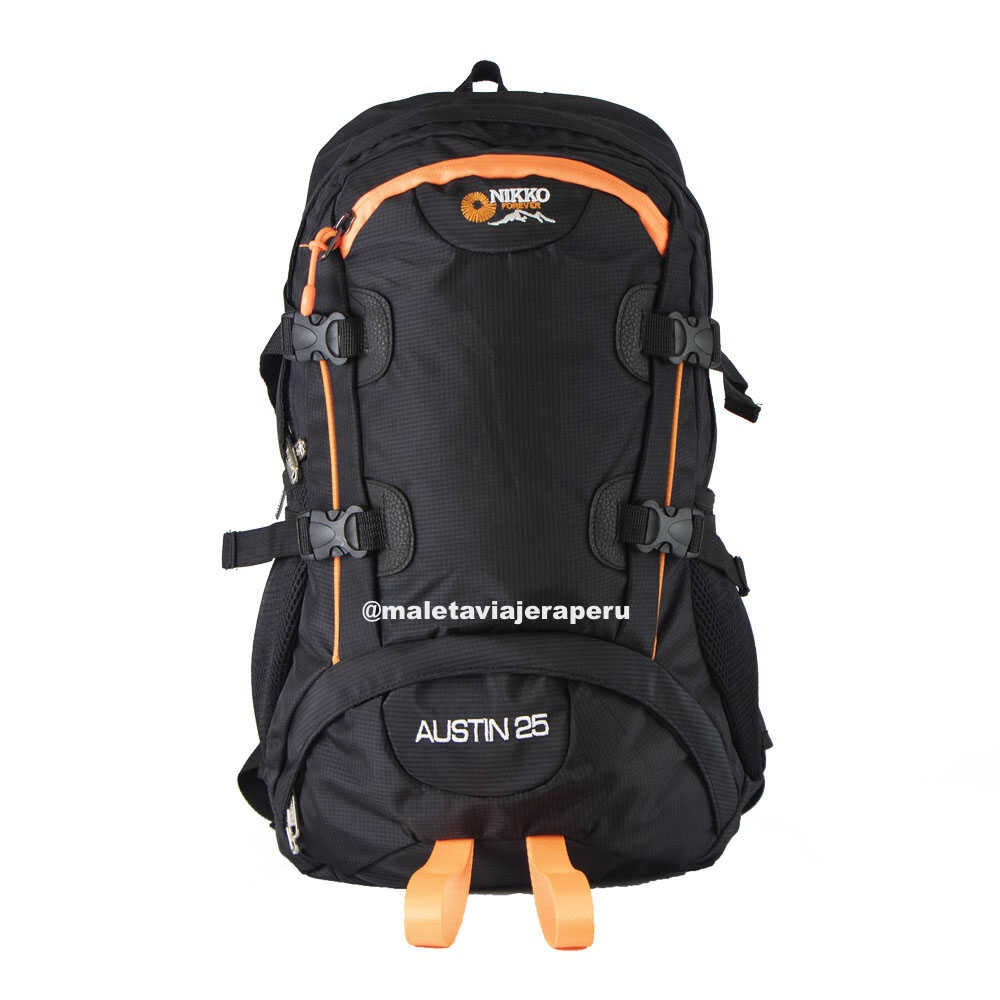 Mochila Outdoor Austin 25 litros Trekking Montaña (Negro)