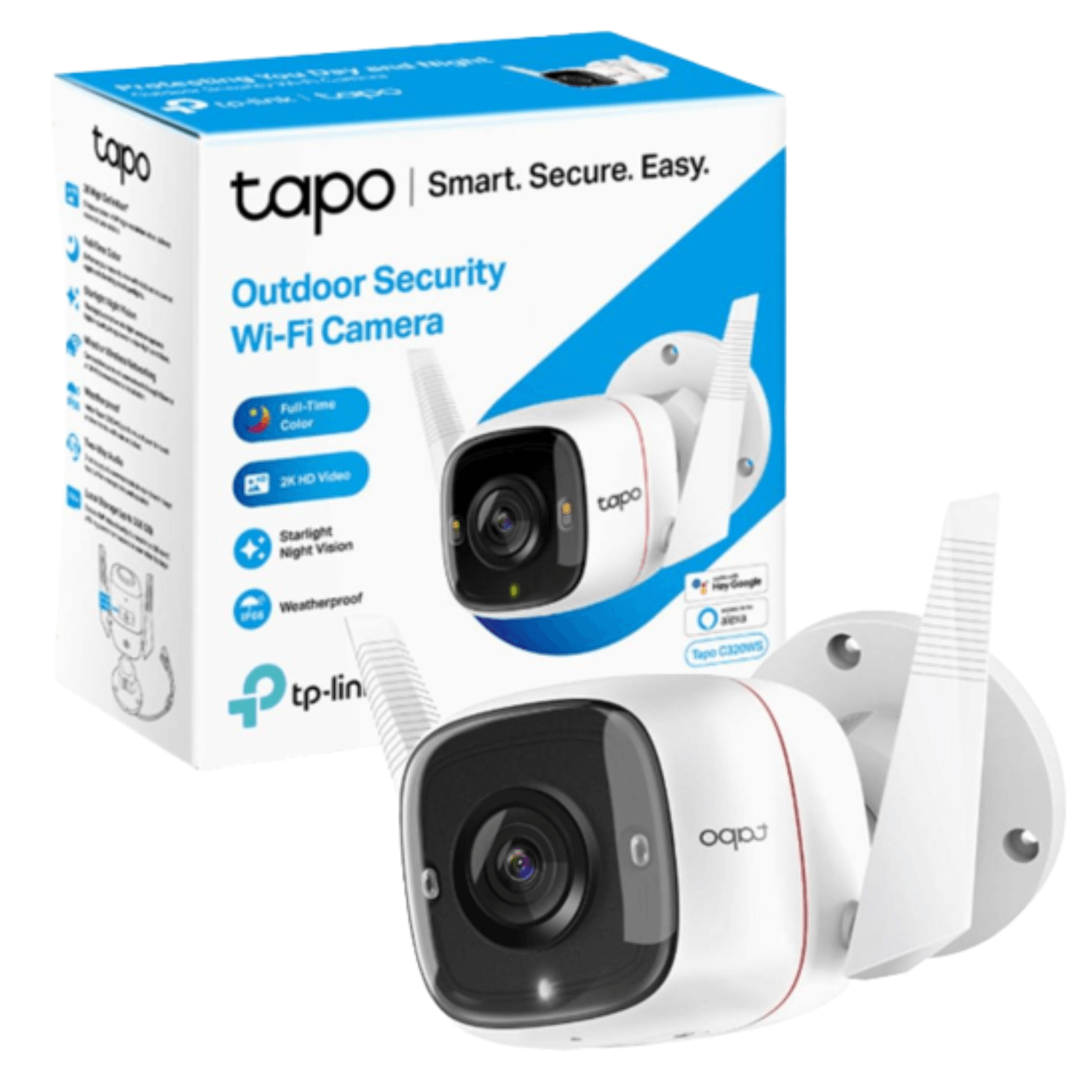 Camara De Seguridad Wi-Fi Tapo C310 Tp-Link Fhd Exteriores